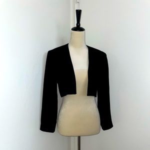 Laundry by Shelli Segal - black cropped blazer